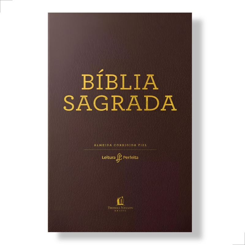 Bíblia ACF | Leitura Perfeita | Capa Luxo | Marrom