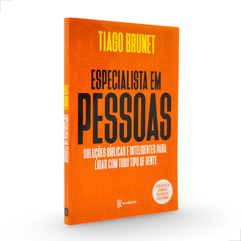 Livro Especialista em Pessoas Tiago Brunet