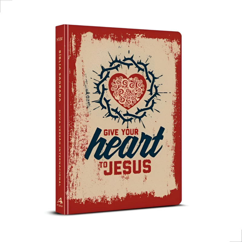 Bíblia Capa Dura NVI Give Your Heat to Jesus
