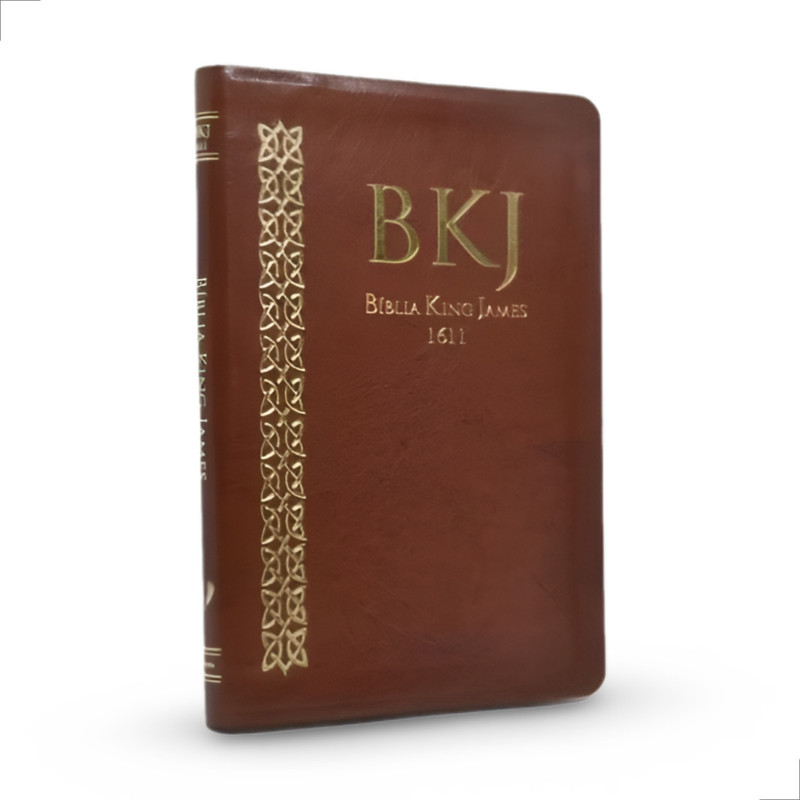 Bíblia King James Fiel 1611 Slim Marrom