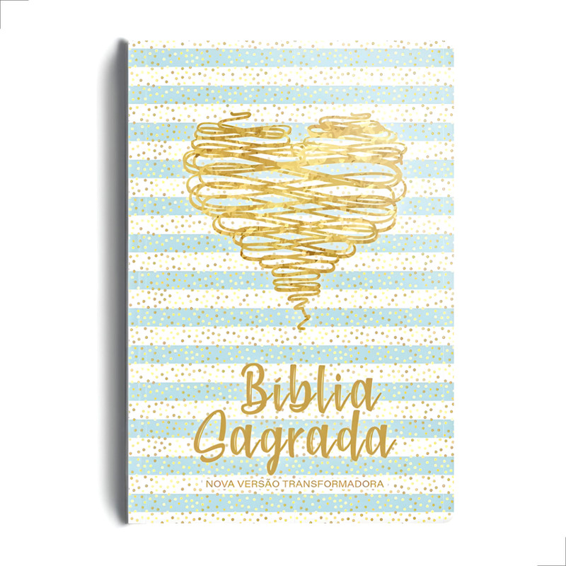 Bíblia NVT Semi Luxo Coração Brilhante