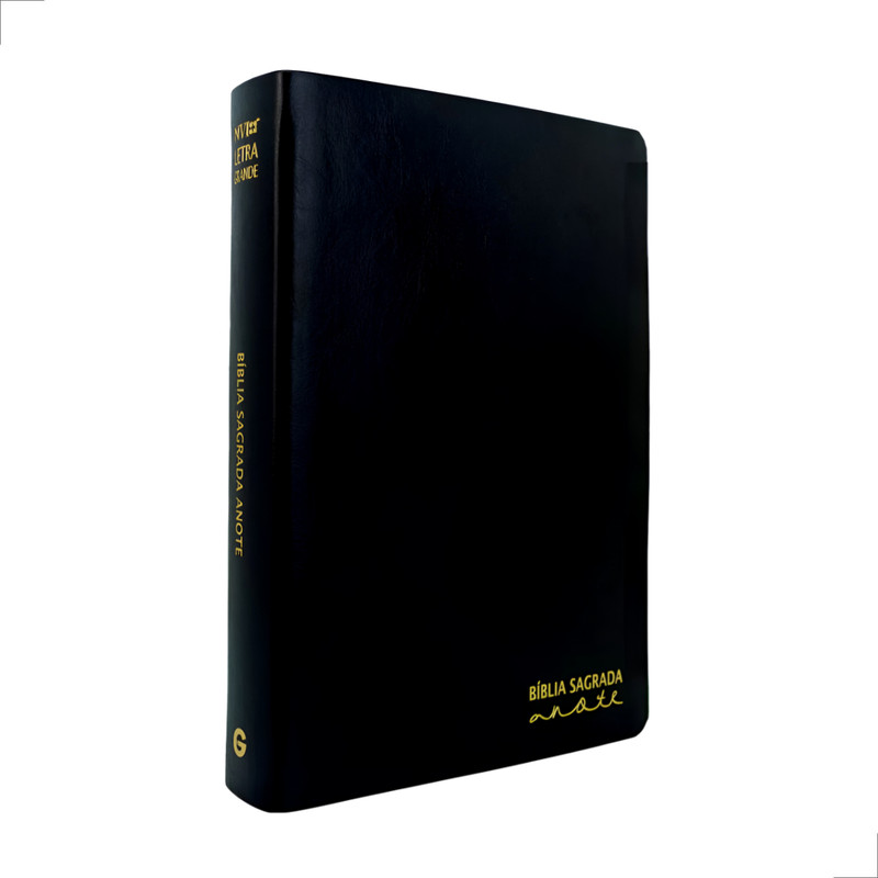Bíblia NVI Anote Letra Grande Luxo Preto