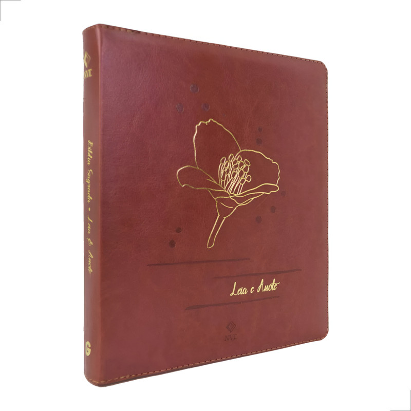 Bíblia NVT Leia e Anote Zíper Florescendo Em Fé