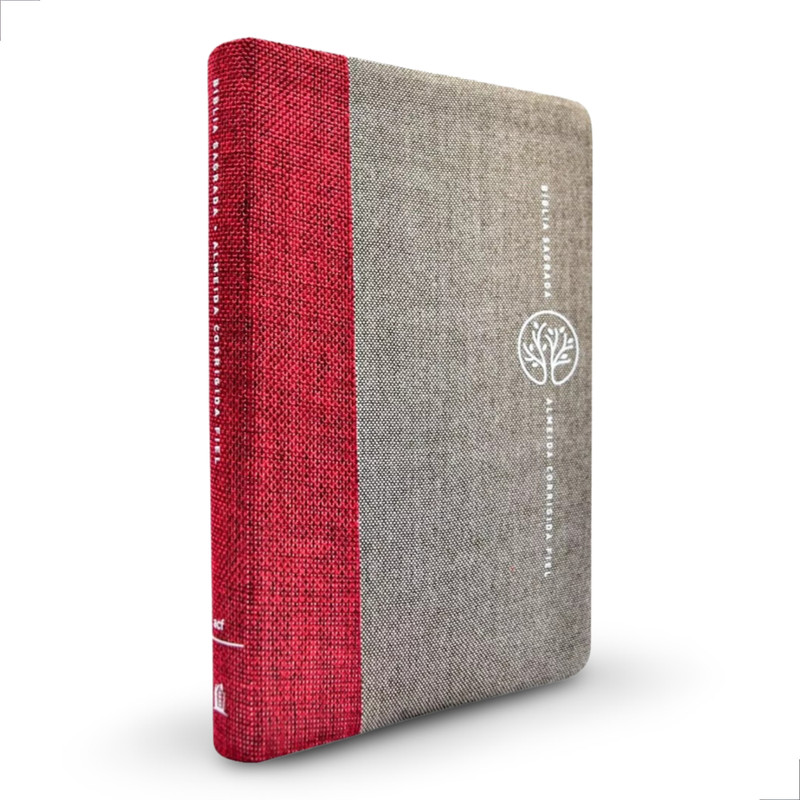 Bíblia Sagrada ACF | Capa Brochura | Vermelha e Cinza