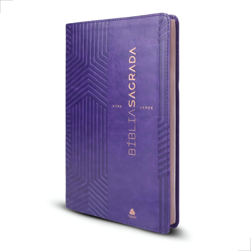 Bíblia King James Ultrafina Slim Lilás
