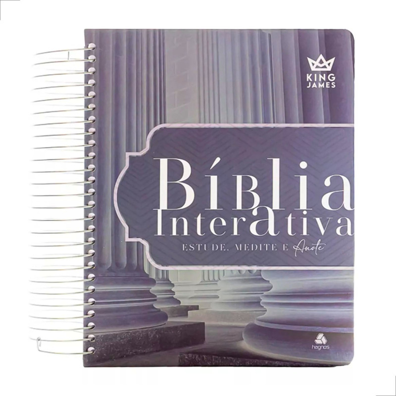 Livro Bíblia Interativa Estude Medite Anote KJ Amparo