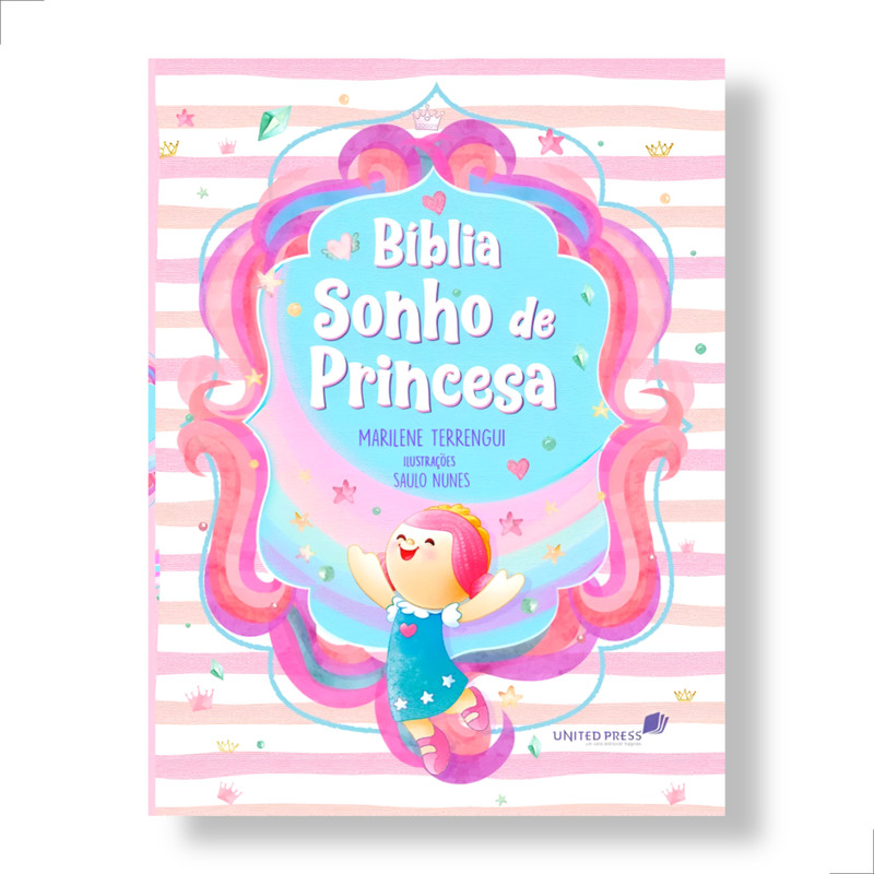 Livro Bíblia Sonho De Princesa Capa Dura Marilene Terrengui