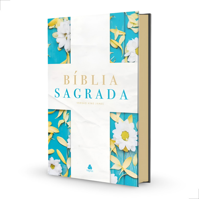 Bíblia Sagrada King James Capa Dura Margarida