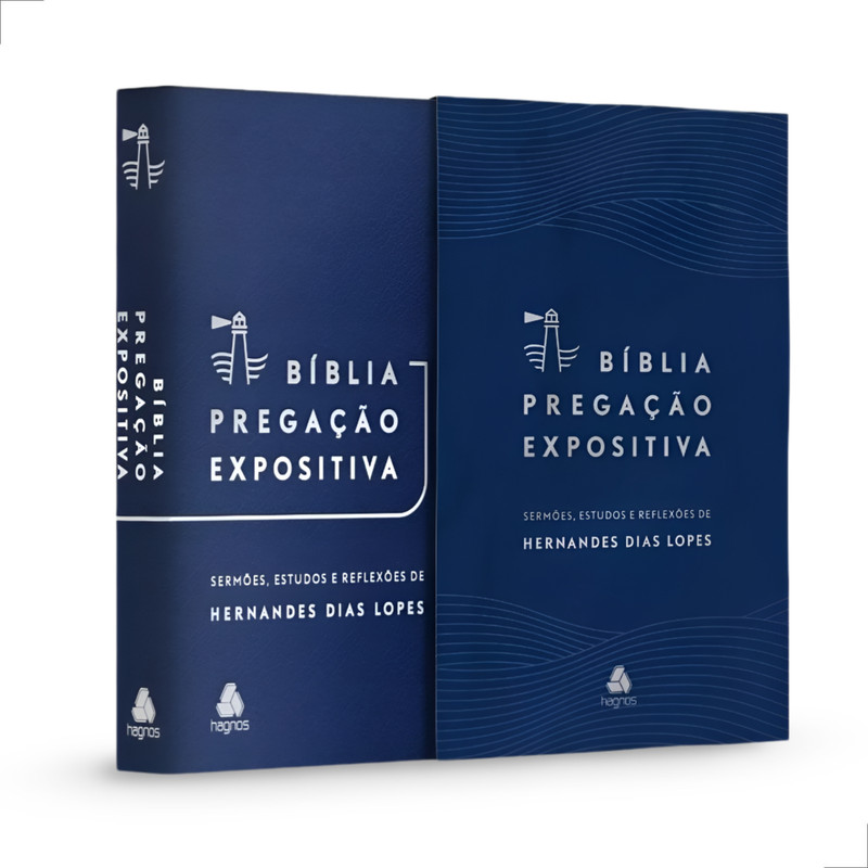 Bíblia Pregação Expositiva Estudo Sermões Hernandes Azul