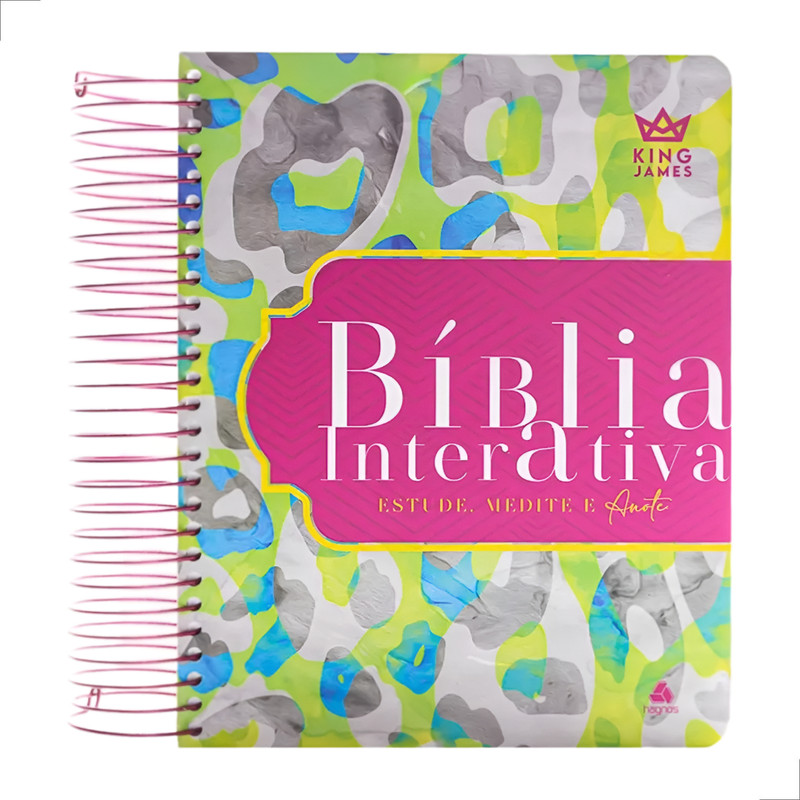 Livro Bíblia Interativa Estude Medite Anote KJ Origem