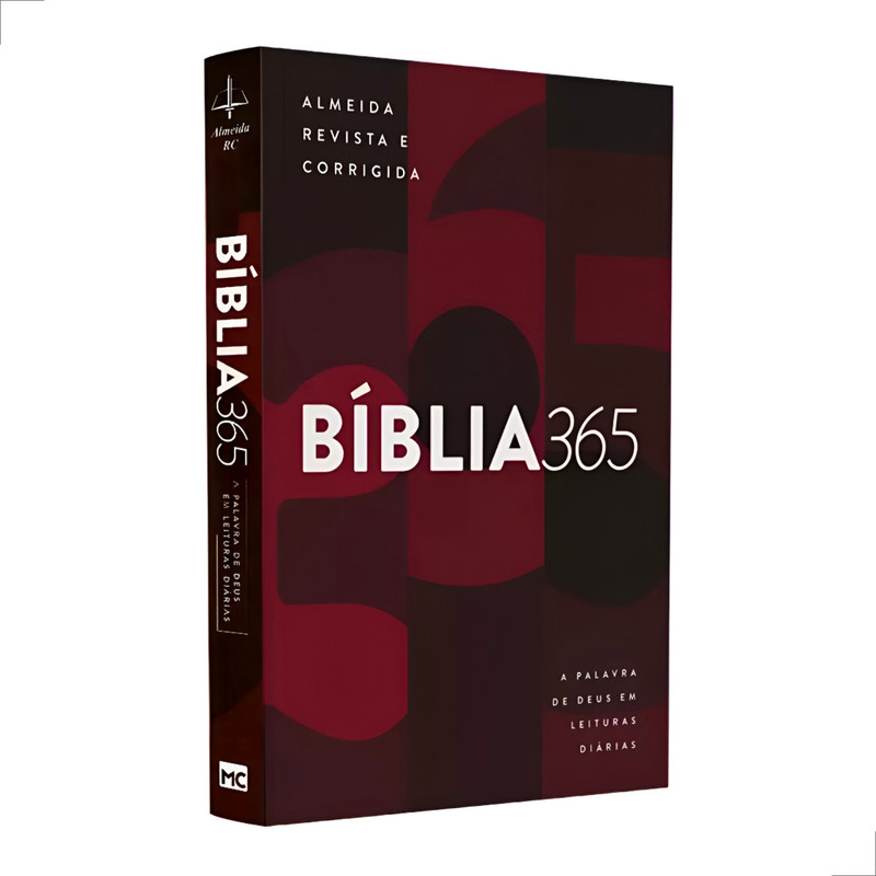 Bíblia 365 ARC Capa Vermelha a Palavra De Deus Em Leituras Diárias
