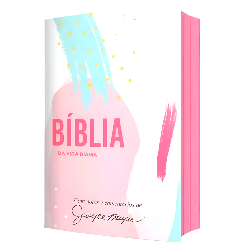 Bíblia Estudo Da Vida Diária NVI Joyce Meyer Abstrata