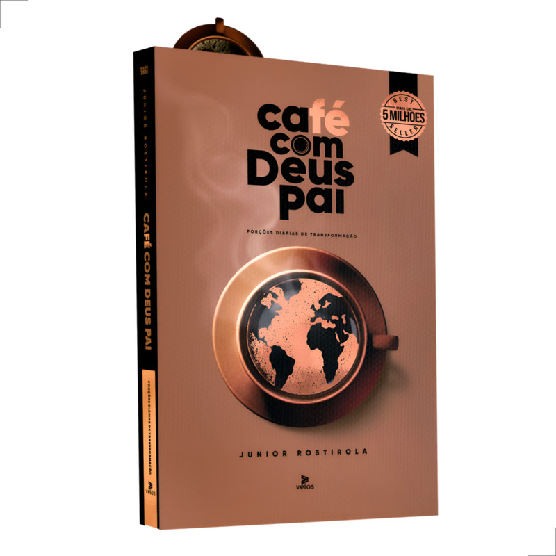 Café Com Deus Pai | Edição 2025 | Porções de Transformação | Júnior Rostirola | Marca Página