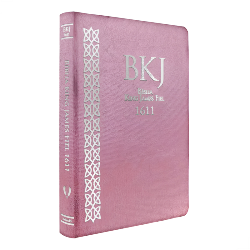 Bíblia King James 1611 Fiel Slim Rosa Perolado