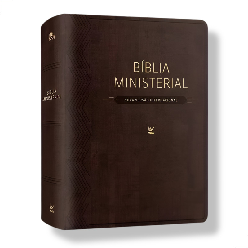 Biblia Ministerial NVI Marrom Escuro