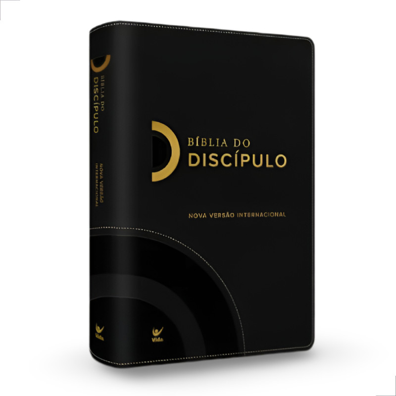 Bíblia do Discípulo NVI Capa Luxo Preta
