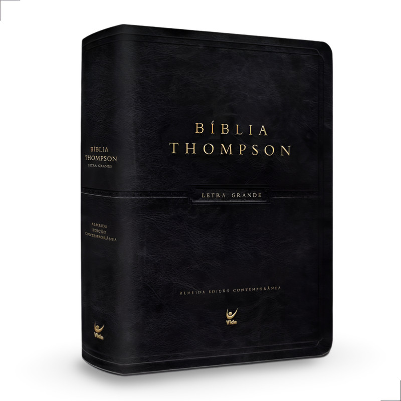 Bíblia de Estudo Thompson Letra Grande Capa Luxo Preto