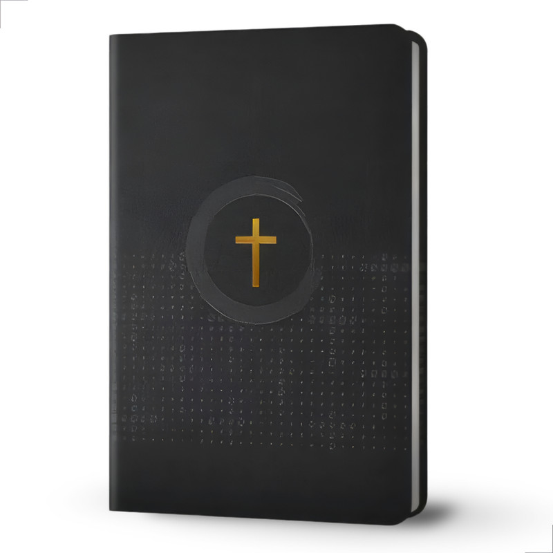 Bíblia Nvi Slim Cruz Capa Luxo Preta