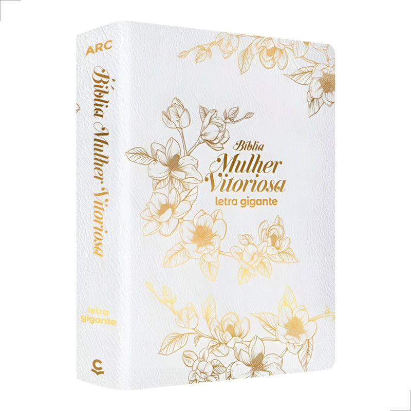 Bíblia Da Mulher Vitoriosa Letra Gigante Arc Branco