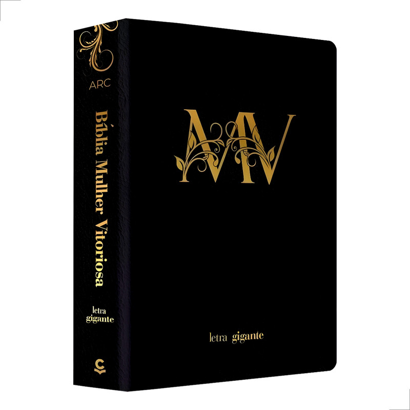 Bíblia Da Mulher Vitoriosa Letra Gigante Arc Preta