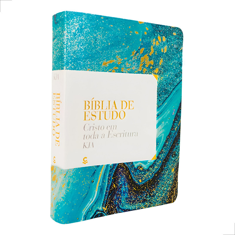 Bíblia de Estudo KJA Cristo em Toda Escritura Azul