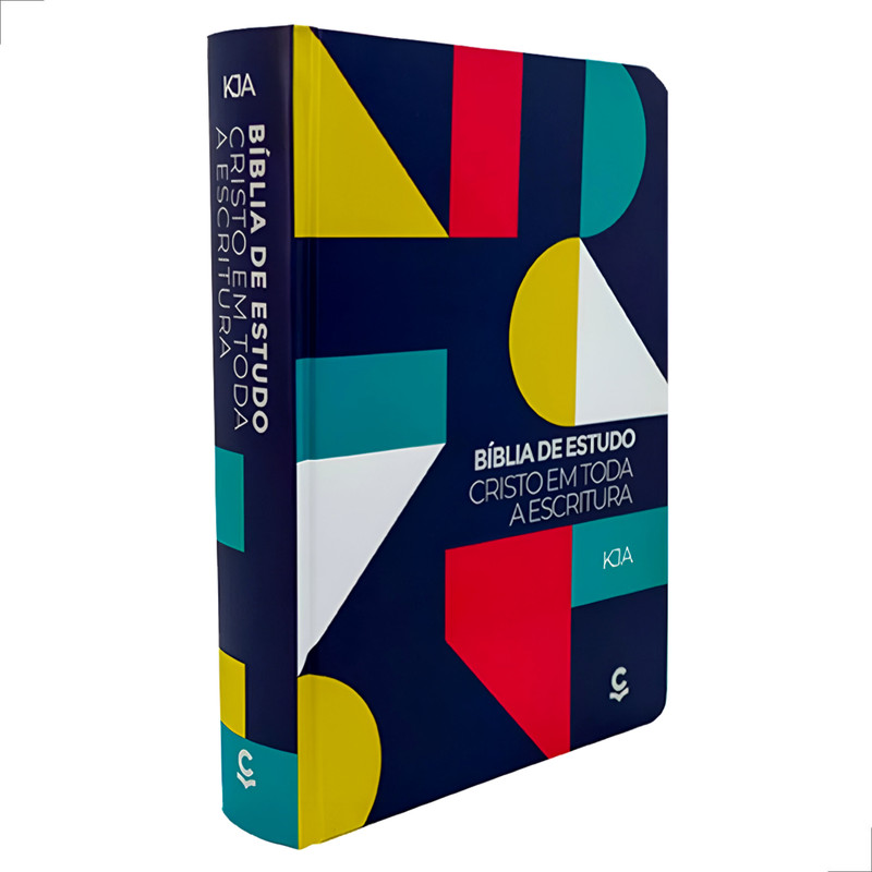 Bíblia de Estudo KJA Cristo em Toda Escritura Capa Cores