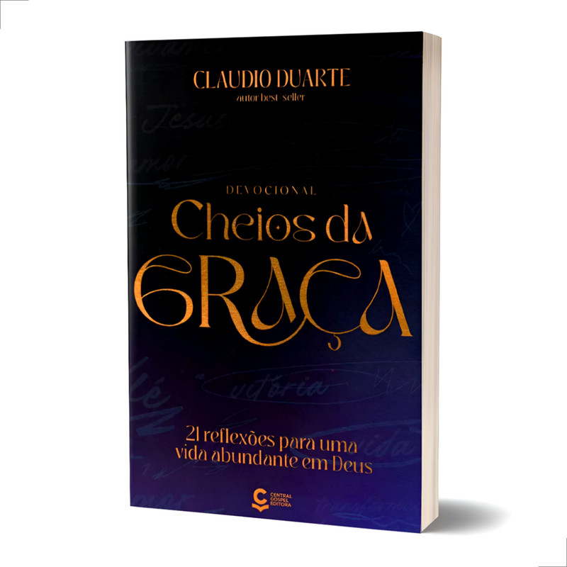 Livro Devocional Cheios da Graça Claúdio Duarte