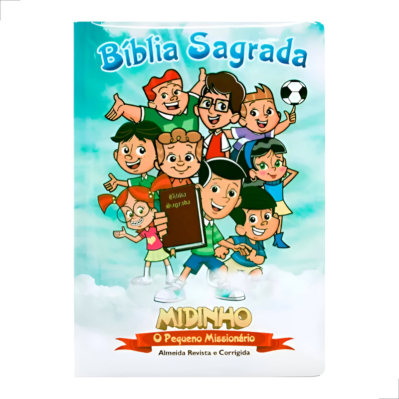 Bíblia ARC Midinho O Pequeno Missionário Capa Azul
