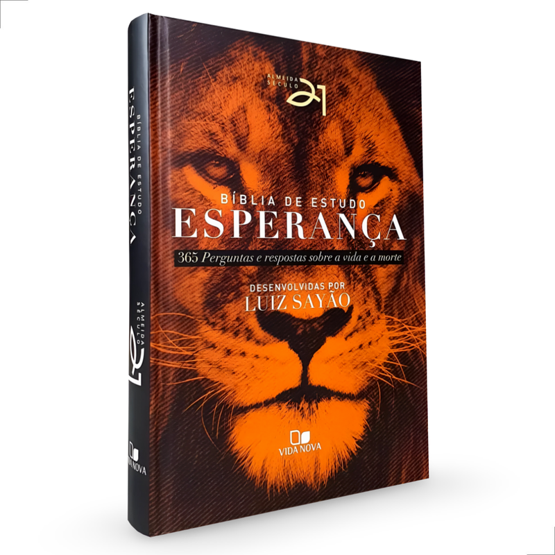Bíblia Jovem Estudo Esperança Almeida Leão 365 Perguntas Respostas