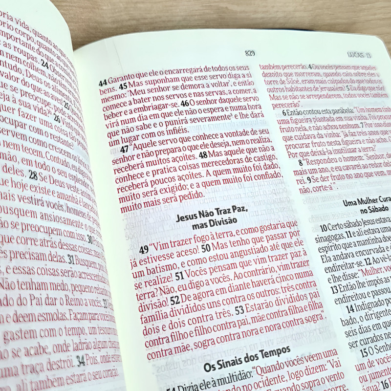 Bíblia Nvi Slim Cruz Capa Luxo Azul - Image 4