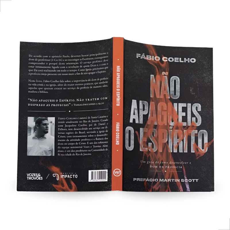 Livro Não Apagueis o Espirito Fábio Coelho JesusCopy - Image 2