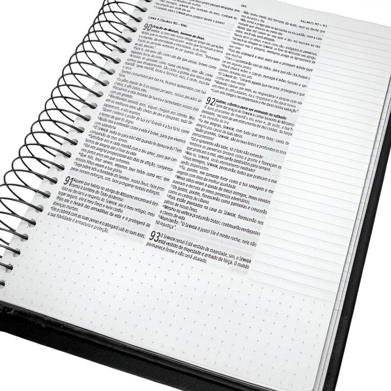 Bíblia BKJ Anote Capa Dura Espiral Purple Flower - Image 2