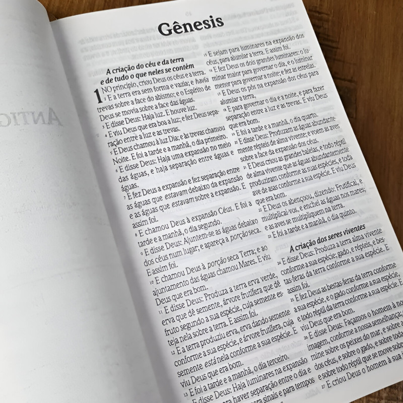 Bíblia ARC Letra Grande Com Cantor Cristão Luxo Preta - Image 2