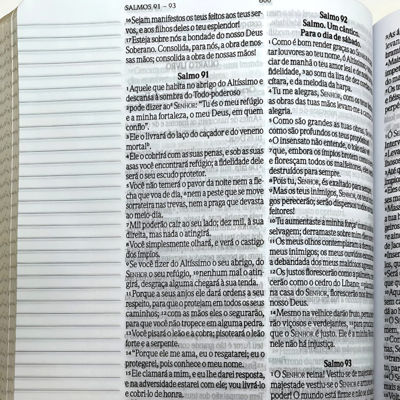 Bíblia NVI Anote Letra Grande Luxo Preto - Image 2