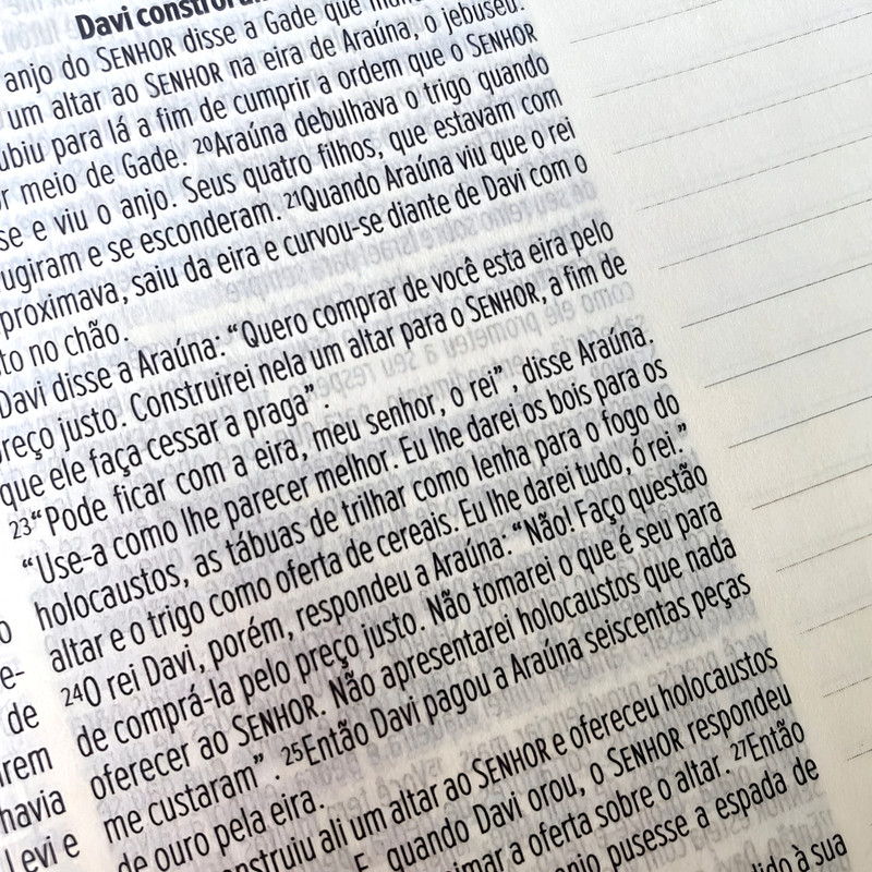 Bíblia NVT Leia e Anote Zíper Florescendo Em Fé - Image 2