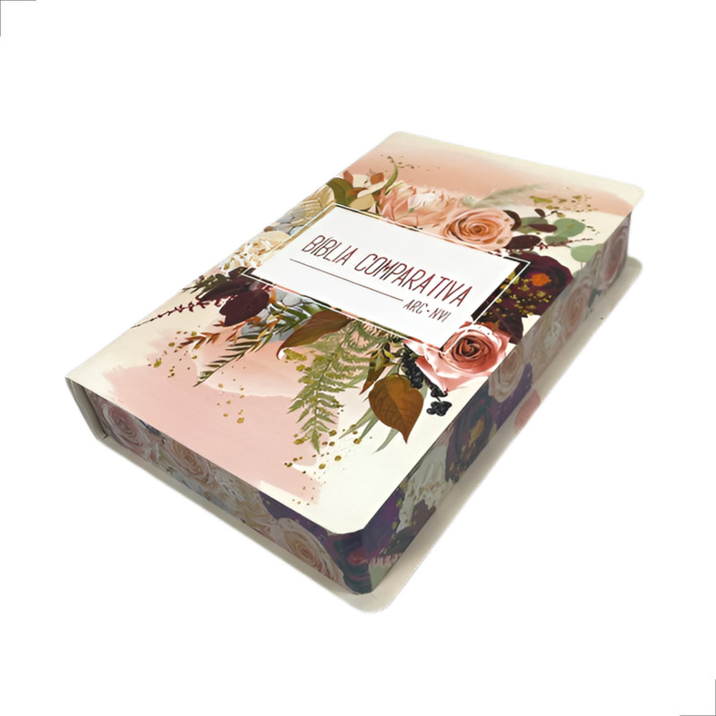 Bíblia Comparativa NVI Extra Grande ARC Flor Henna - Image 2