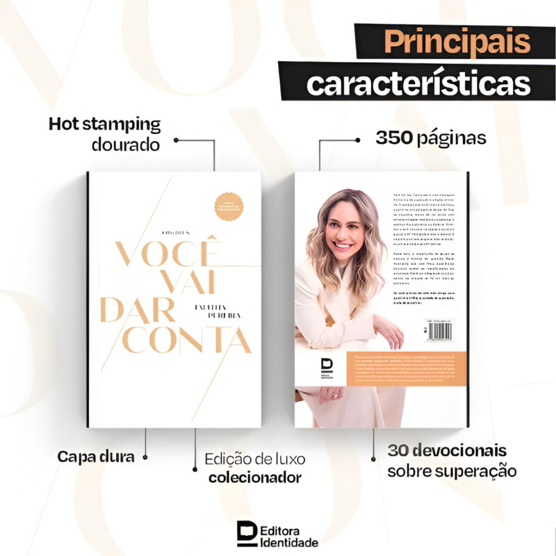 Com Deus Você Vai Dar Conta | Edição de Colecionador | Talitha Pereira | Capa Dura - Image 2