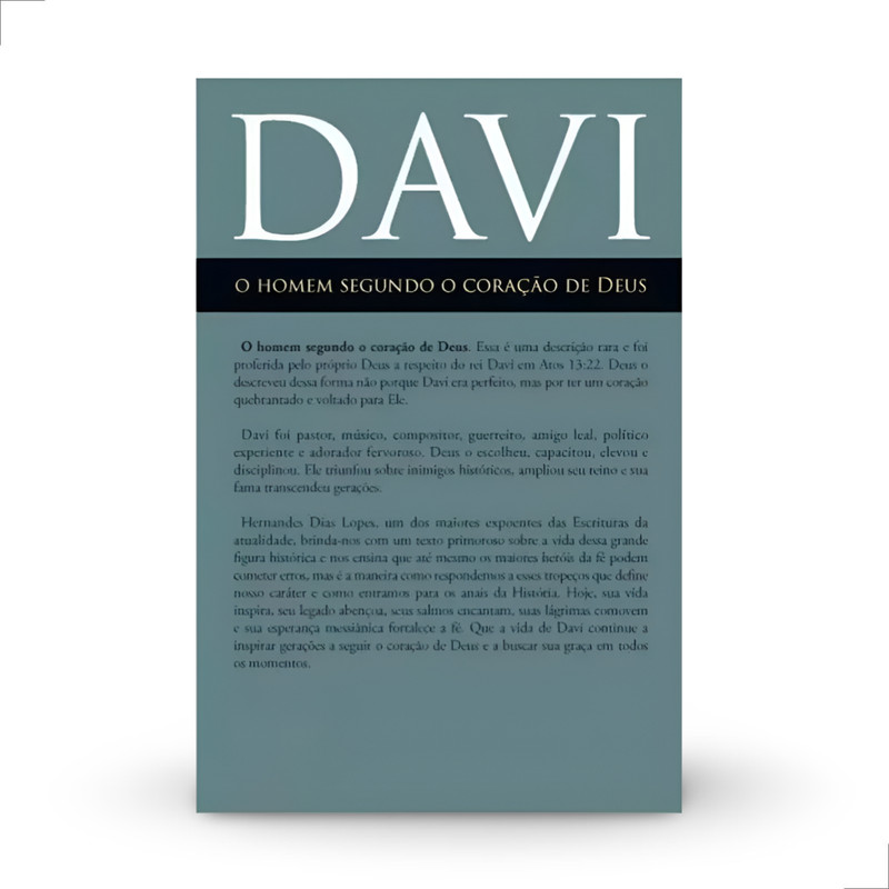 Livro Davi O Homem Segundo O Coração De Deus Hernandes Dias - Image 2