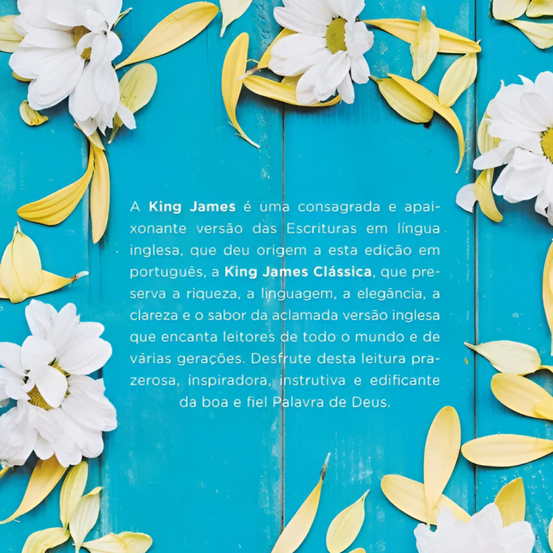 Bíblia Sagrada King James Capa Dura Margarida - Image 2