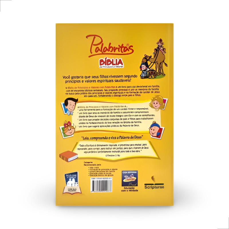Bíblia Infantil | Princípios e Valores Palabritas | Capa Flexível - Image 2