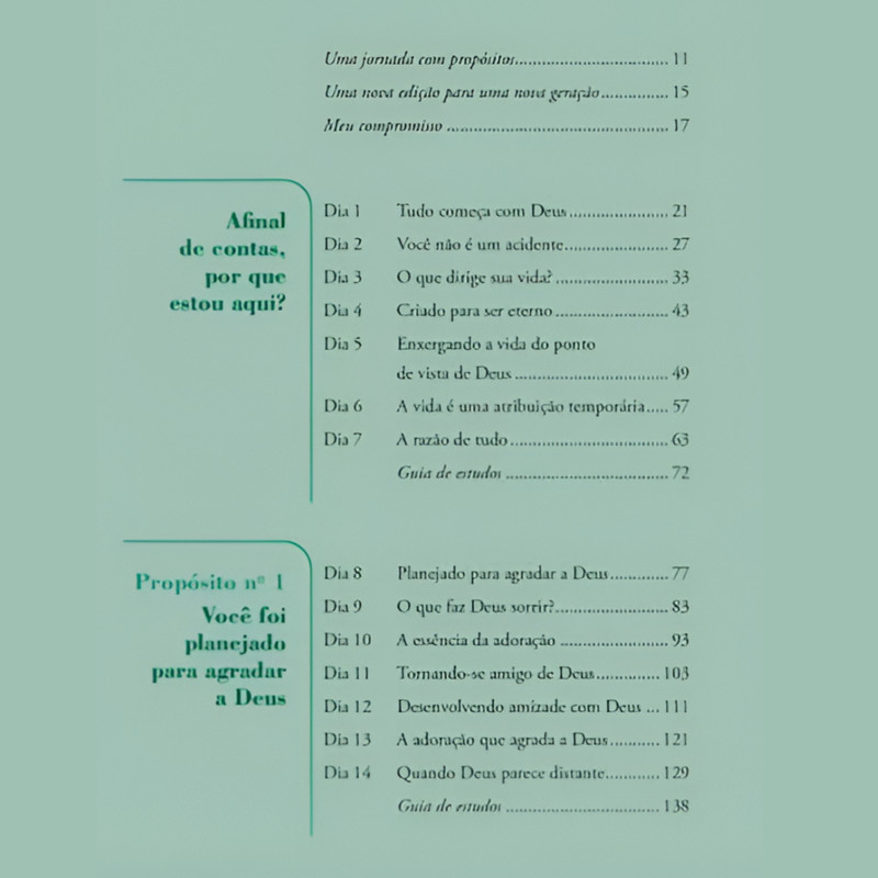 Livro Uma Vida Com Propósitos Capa Dura - Image 2