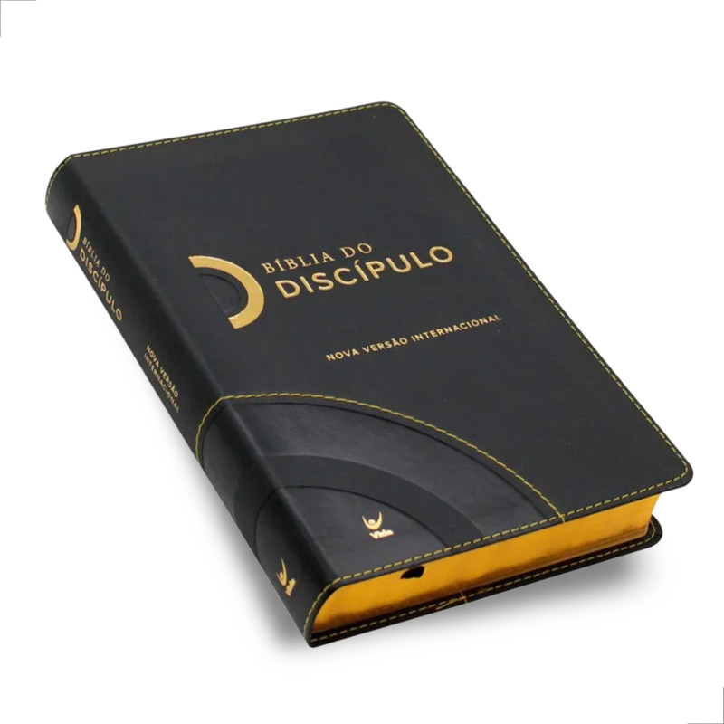Bíblia do Discípulo NVI Capa Luxo Preta - Image 2