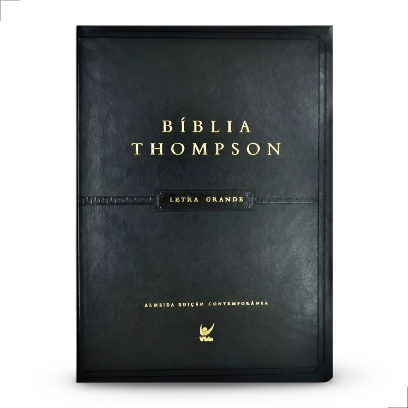 Bíblia de Estudo Thompson Letra Grande Capa Luxo Preto - Image 2