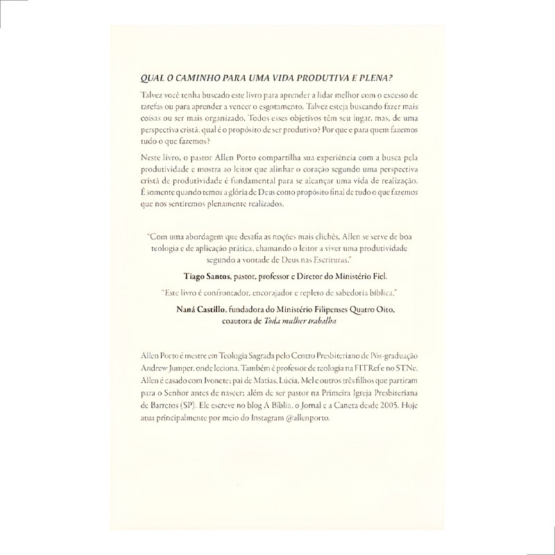Produtividade Redimida Allen Porto - Image 2