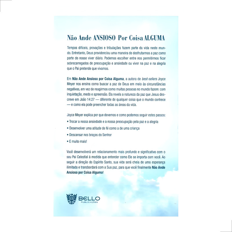 Livro Não Ande Ansioso Por Coisa Alguma Joyce Meyer - Image 2