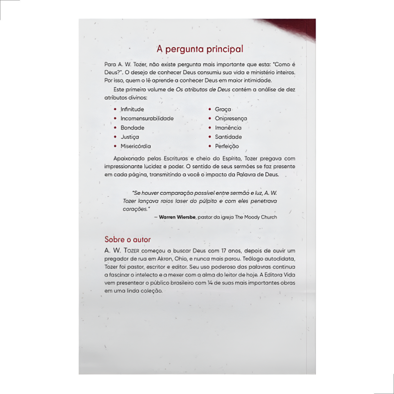 Os Atributos De Deus A.W. Tozer - Image 3