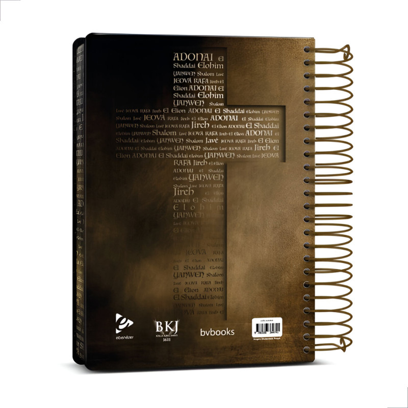 Bíblia BKJ Anote Capa Dura Espiral Leão Adonai - Image 3