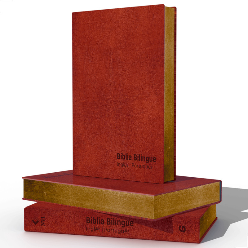 Bíblia NVT Bilingue Luxo Avelã - Image 3