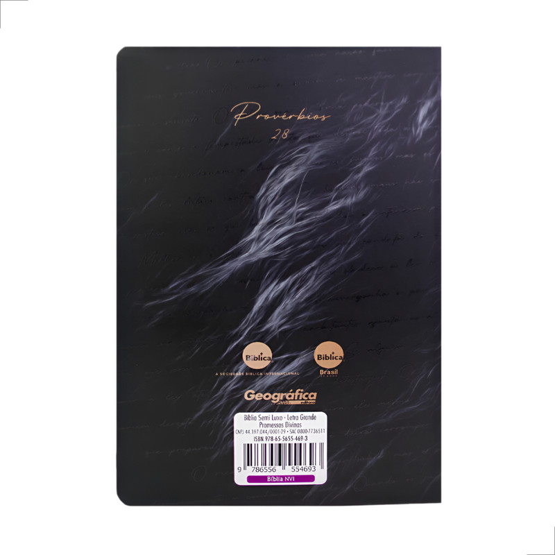 Bíblia NVI Semi Luxo Letra Grande Capa Leão Promessas Divinas - Image 2