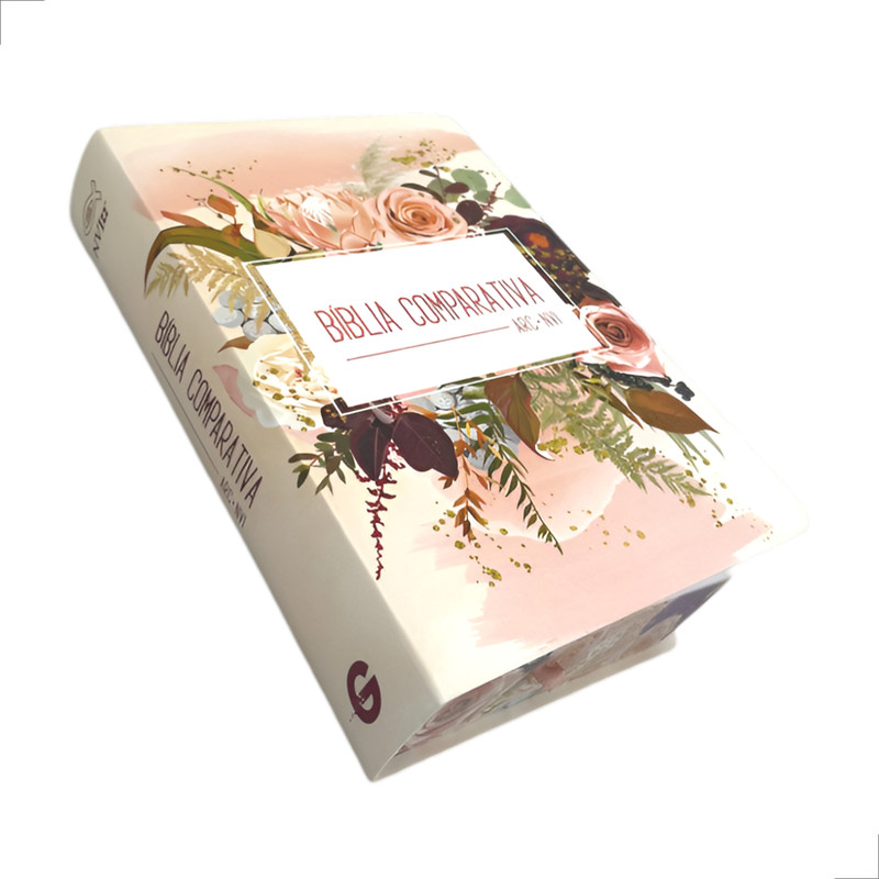 Bíblia Comparativa NVI Extra Grande ARC Flor Henna - Image 3